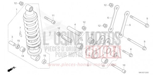 COUSSIN ARRIERE NSS750S de 2025